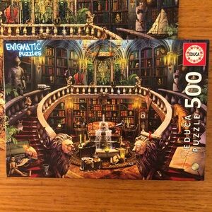 OOP Educa Enigmatic Library 500 Piece Jigsaw Puzzle